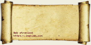 Irina Džaković vizit kartica